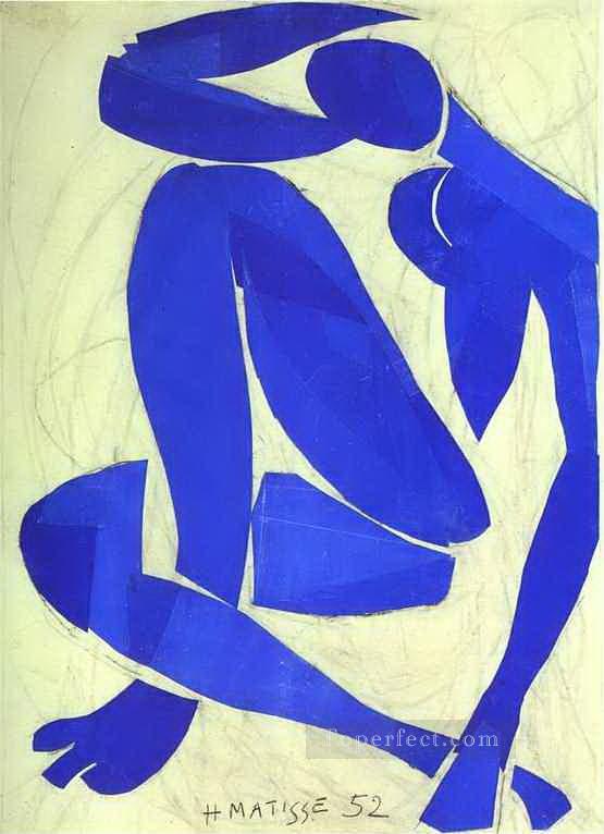 ブルー・ヌード IV 抽象的フォービズム アンリ・マティス油絵